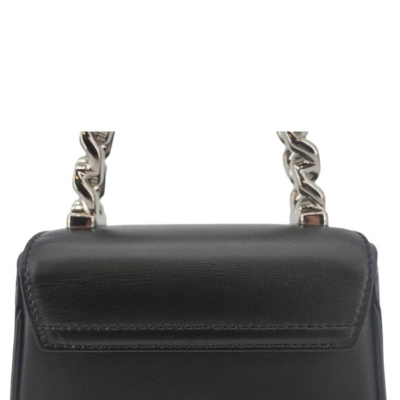 Versace La Medusa Mini Embellished Leather Top Handle Shoulder Bag Black - Picture 11 of 15